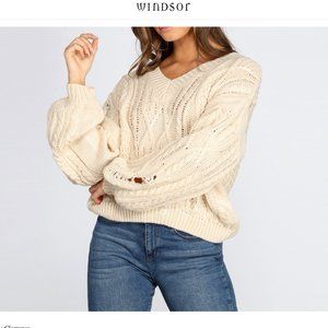 Knit Beige Sweater
